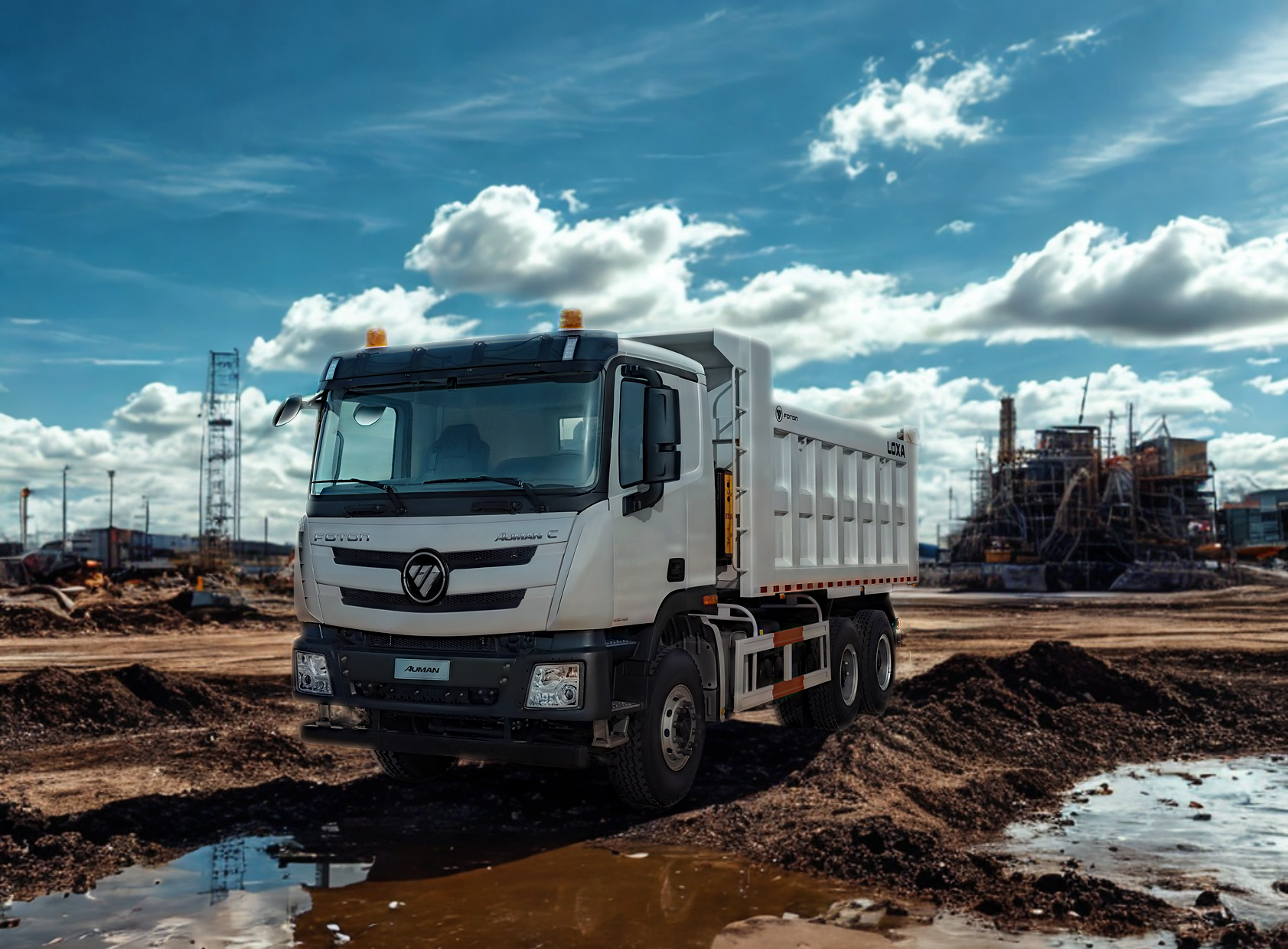 6x4 Dump Truck with design